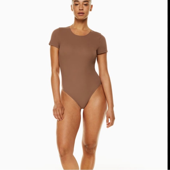 Babaton Tops - babaton high neck one piece s Women's Brown Bodysuit